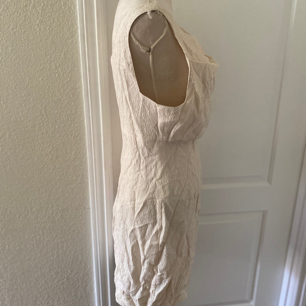 NWT Black Halo off white dress - Picture 9 of 12